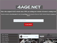 Tablet Screenshot of 4age.net